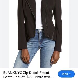 Blank NYC Black Tailored Blazer